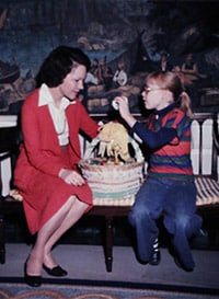 1977 Commemorative Egg presentation