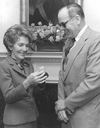 1982 Commemorative Egg presentation