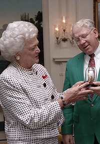 1990 Commemorative Egg presentation