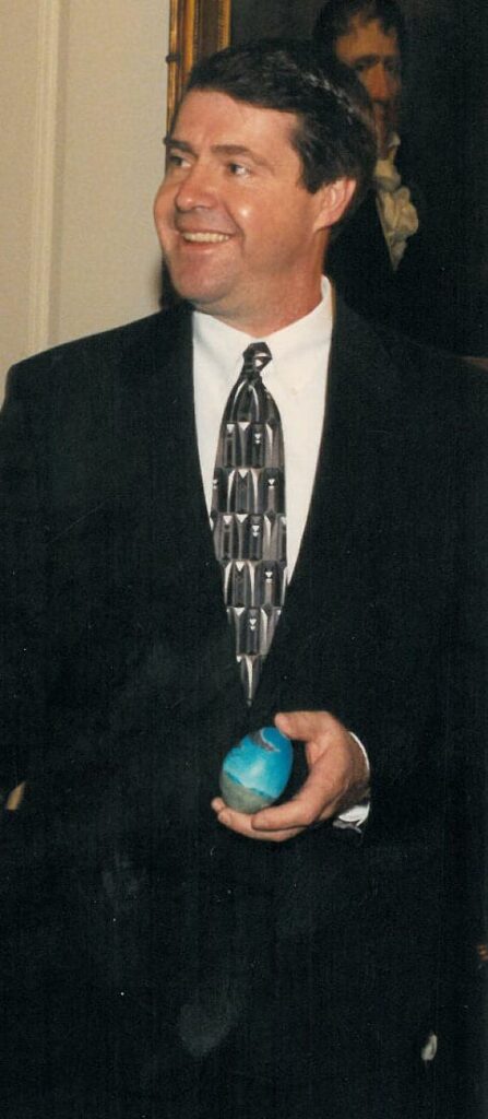 1995 Commemorative Egg presentation