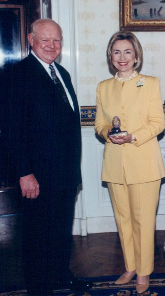 1998 Commemorative Egg presentation