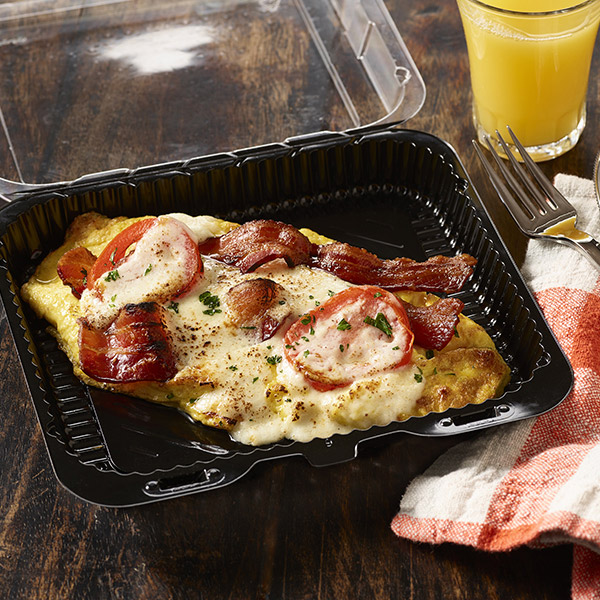 Kentucky hot brown omelet