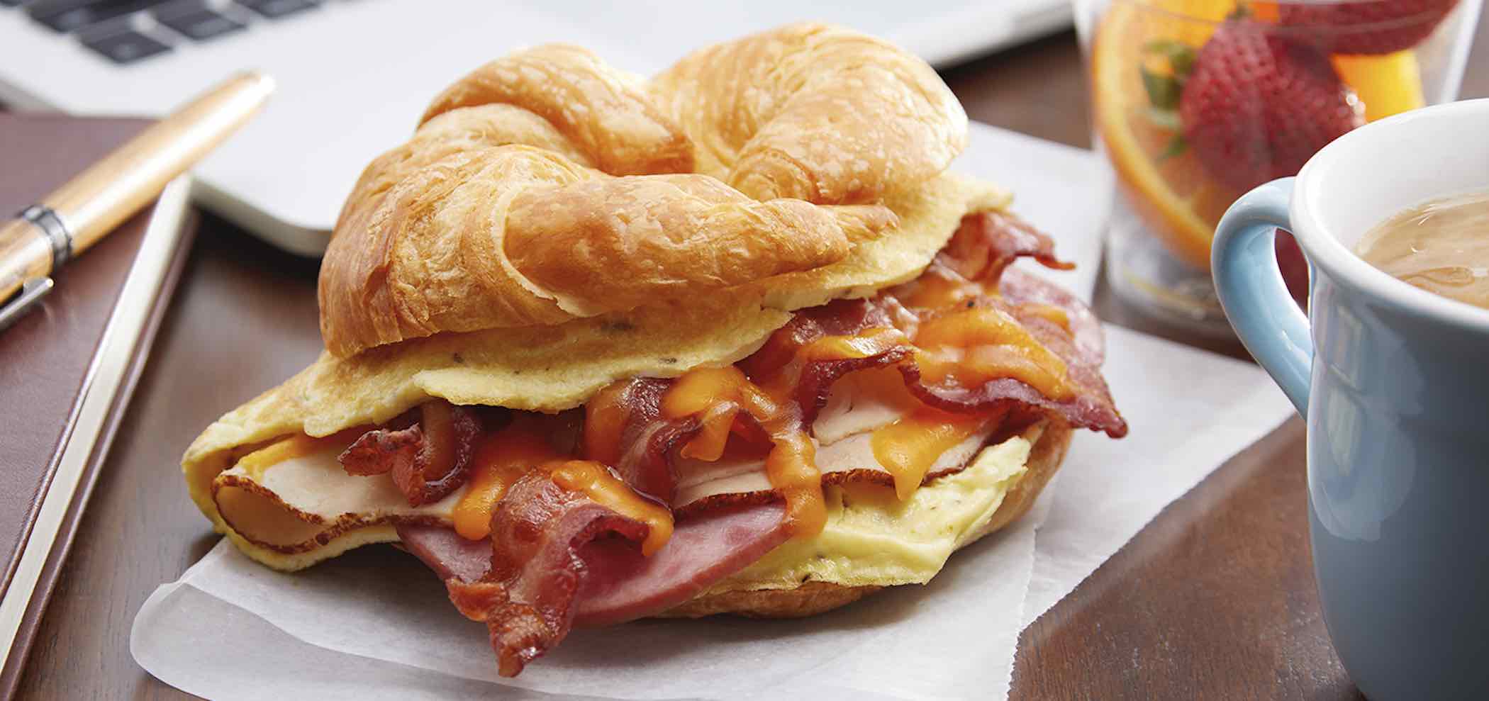 Breakfast Club Croissant Sandwich
