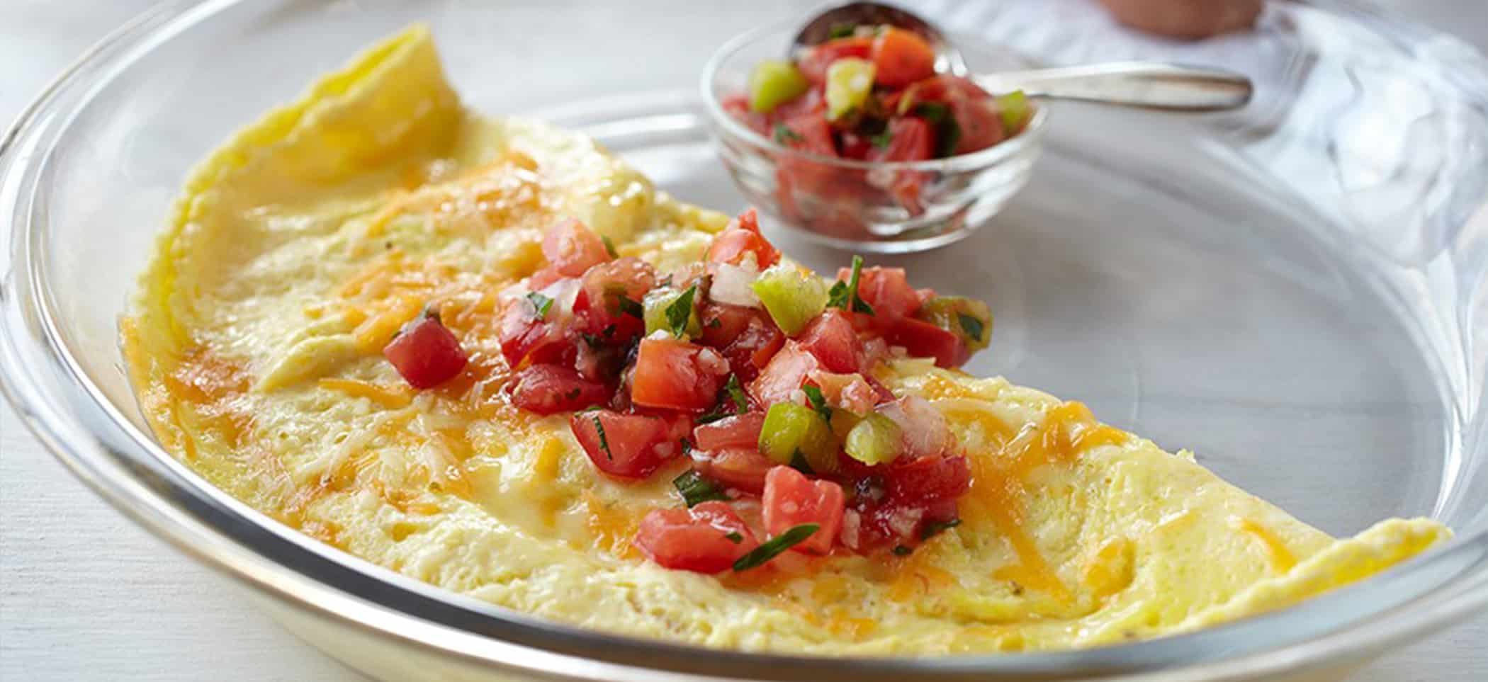 Microwave Mexican Omelet