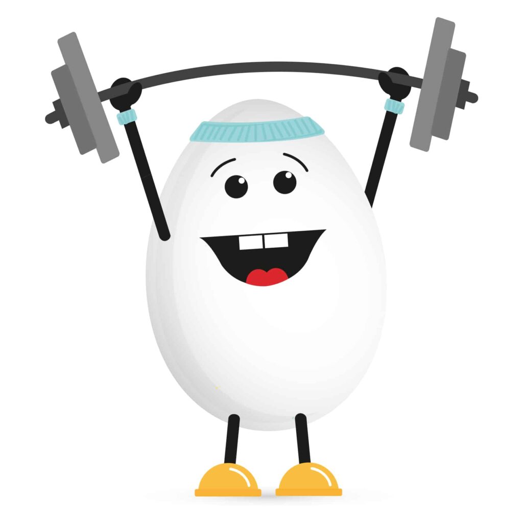 “Weightlifting” Eggy