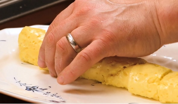 plating an egg dish