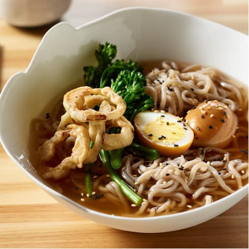 BROCCOLINI RAMEN EGG BOWL