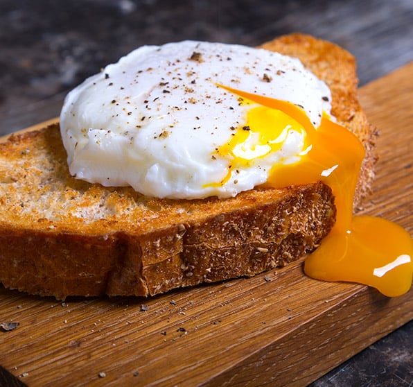 poached egg on toast