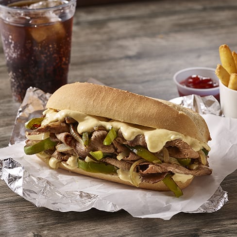 CREAMY HOLLANDAISE CHEESE STEAK