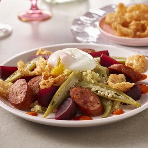 POACHED EGG SALAD