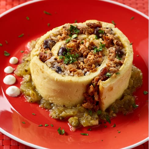PORK MOLE ROULADE EGGS