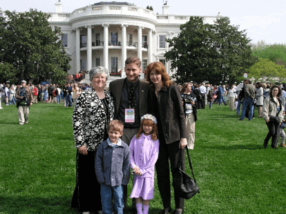 Back Row L to R: Ann Gehman, Chris Pierce, Pam Pierce Front Row L to R: Evan Pierce & ElleAnna Pierce