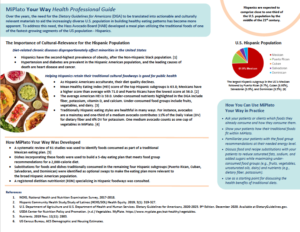 MiPlato Your Way Health Professional Guide — English PDF cover